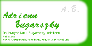 adrienn bugarszky business card